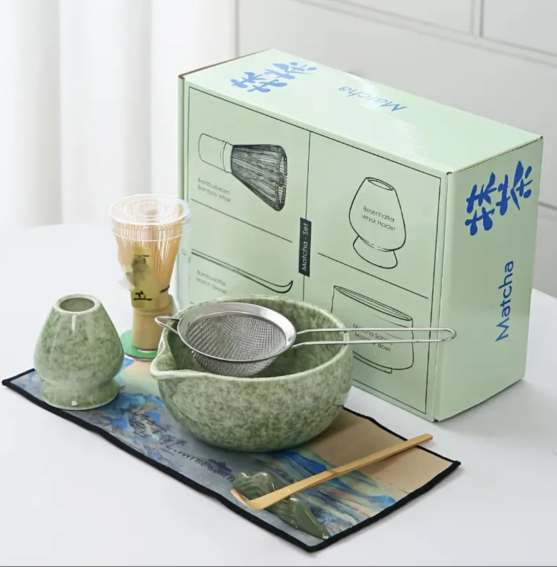 Kit Matcha Verde Granulado - 8 piezas