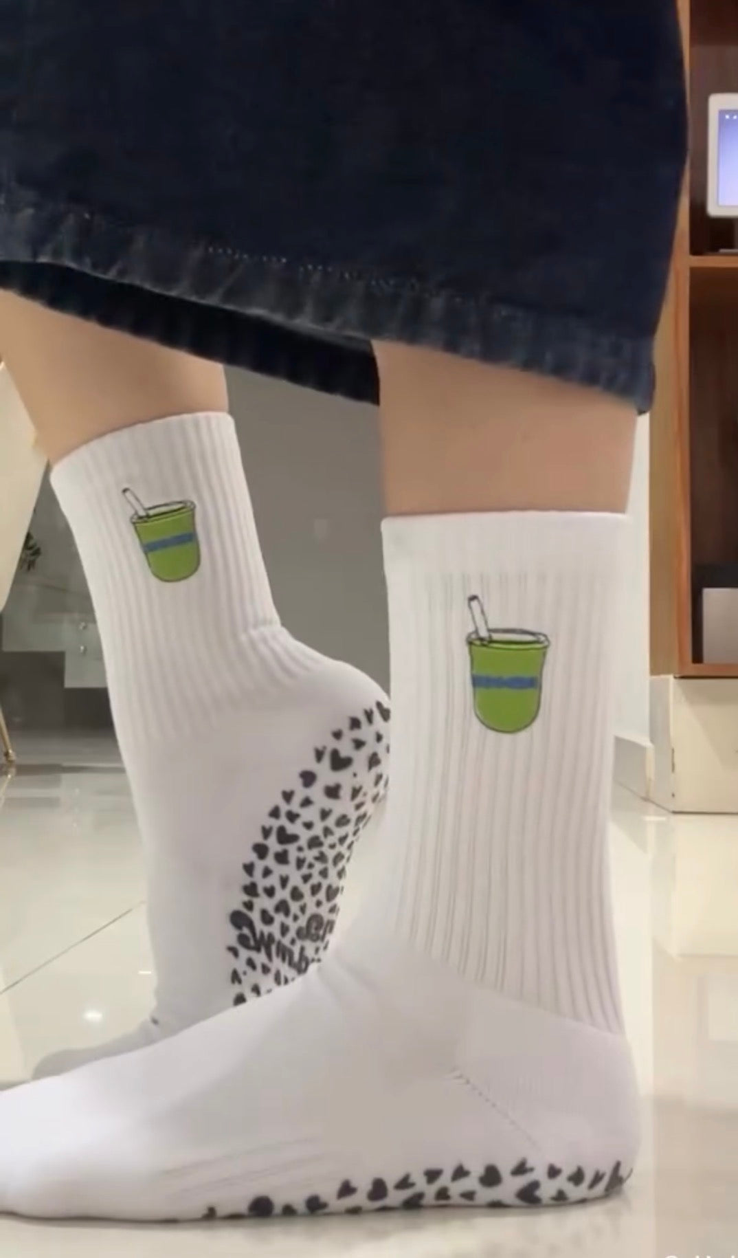 Calcetas para pilates de Midori Matcha - Edicion especial